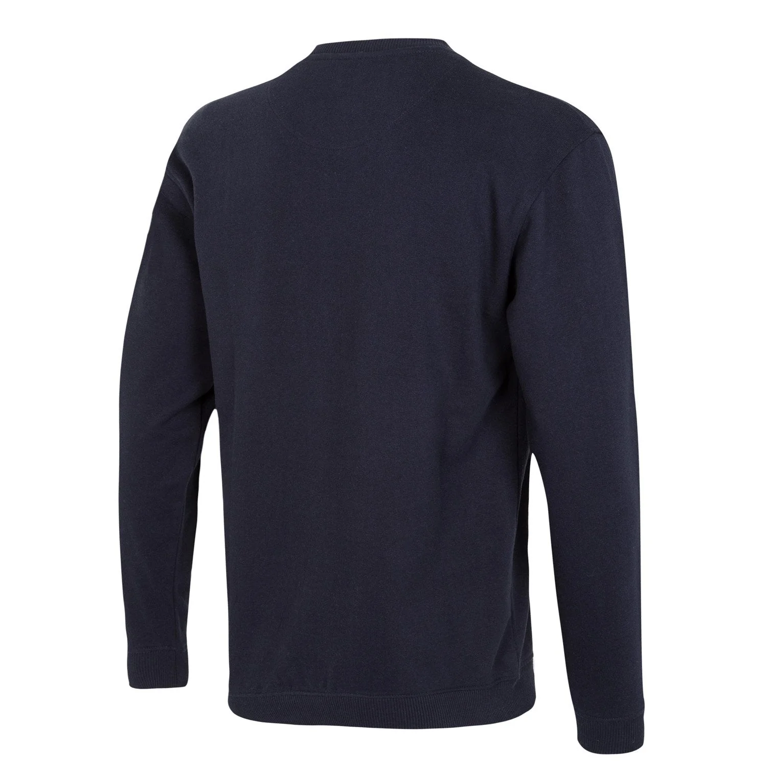 Mens Essentials Color Crest Crew Navy - Image 3