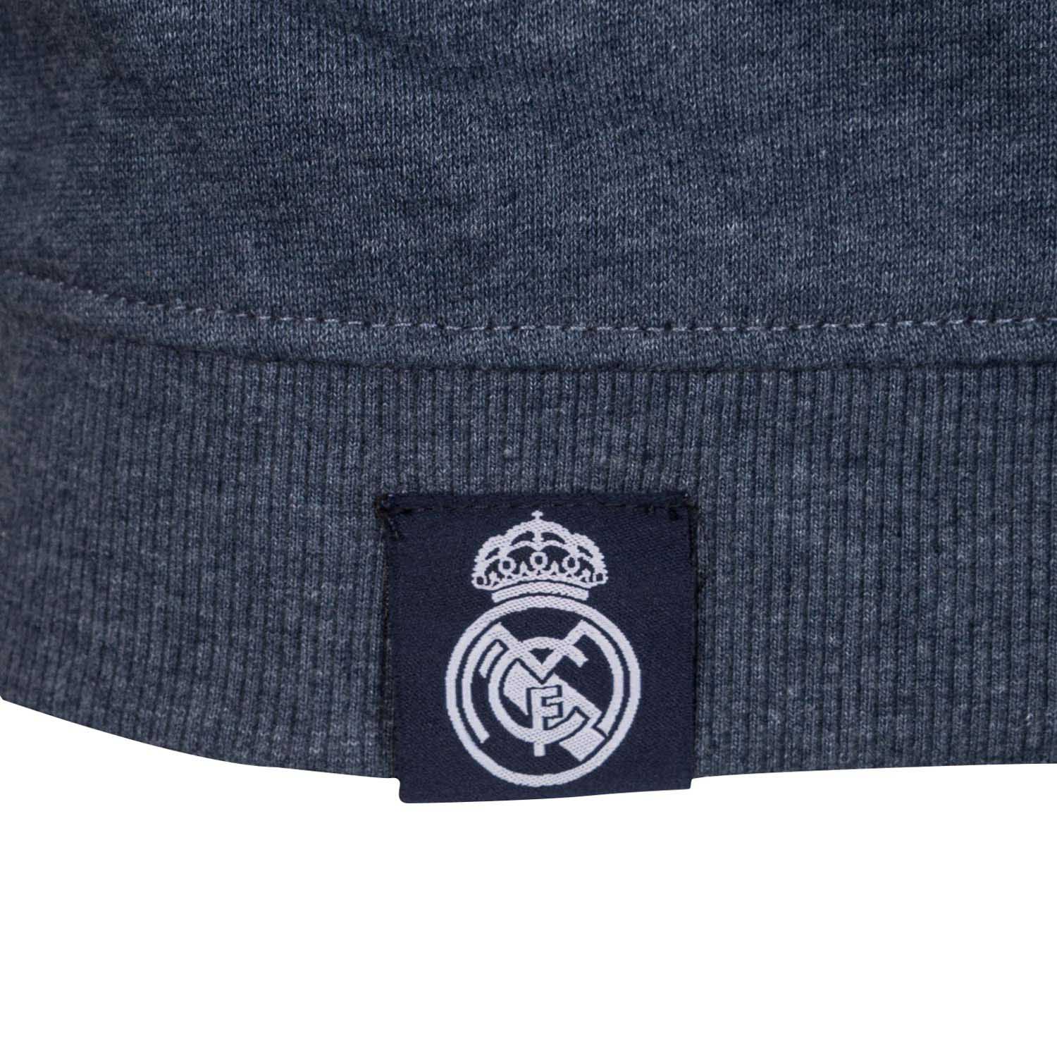 Mens Essentials Color Crest Crew Blue Blend - Image 3