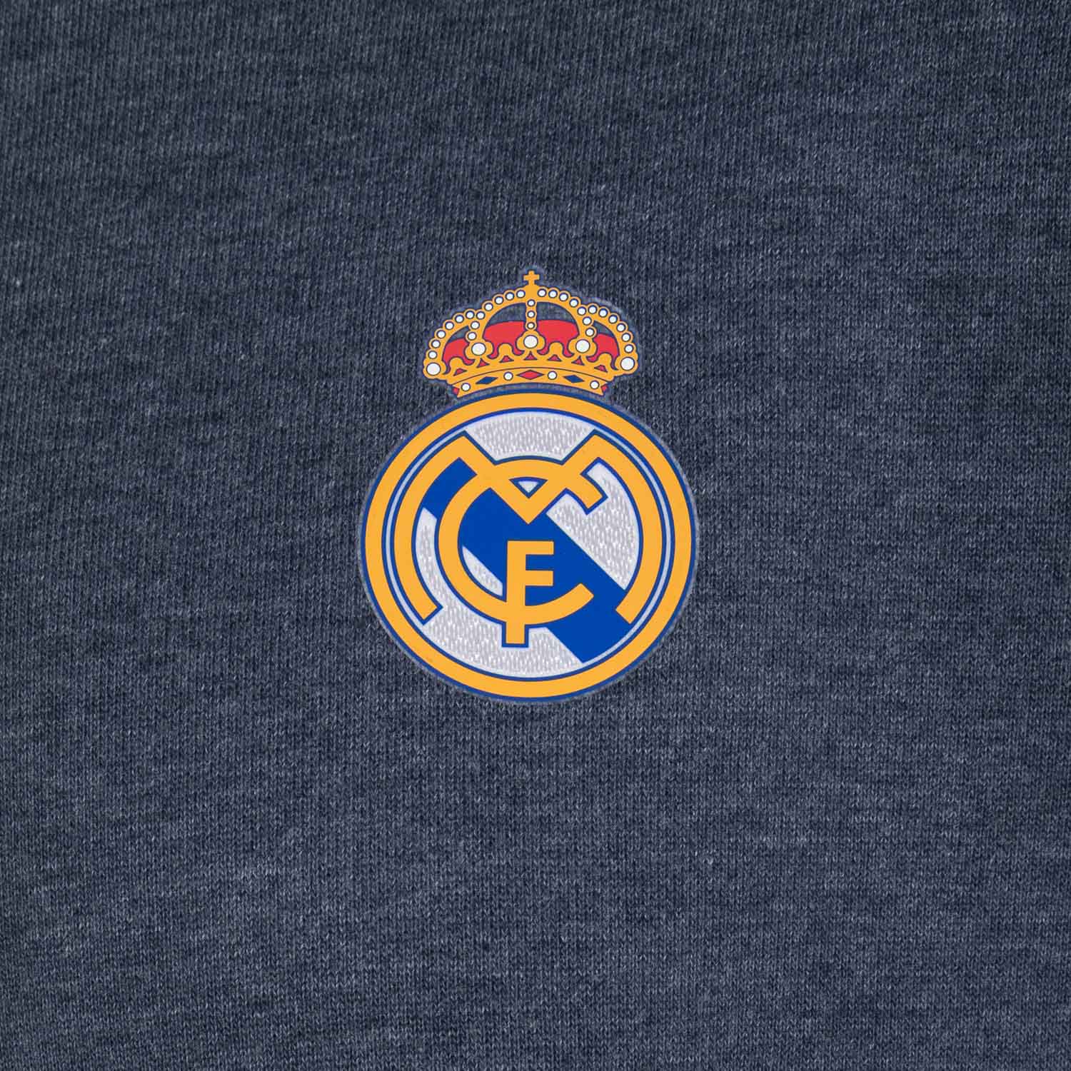 Mens Essentials Color Crest Crew Blue Blend - Image 6