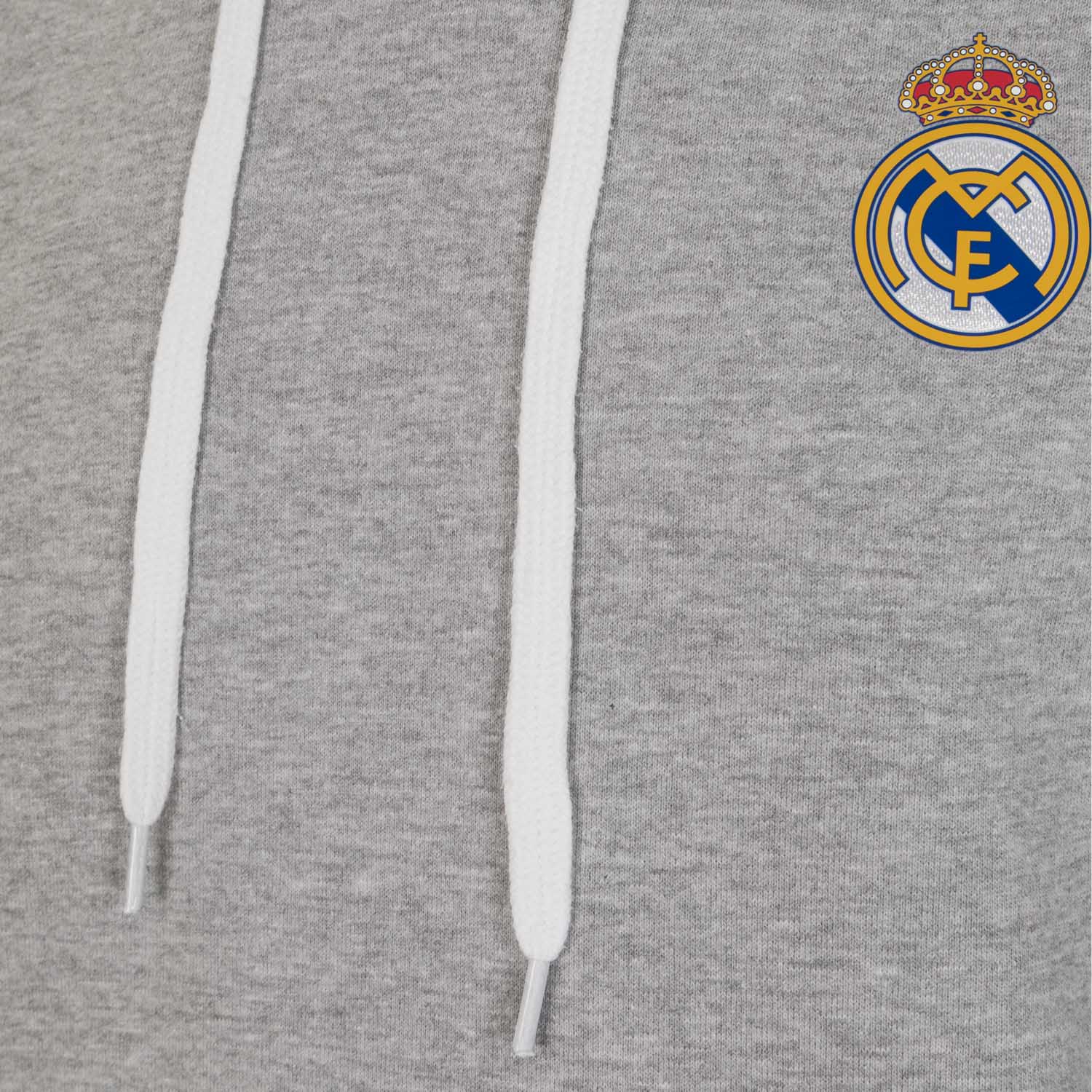 Mens Essentials Color Crest Hoody Light Grey - Image 4