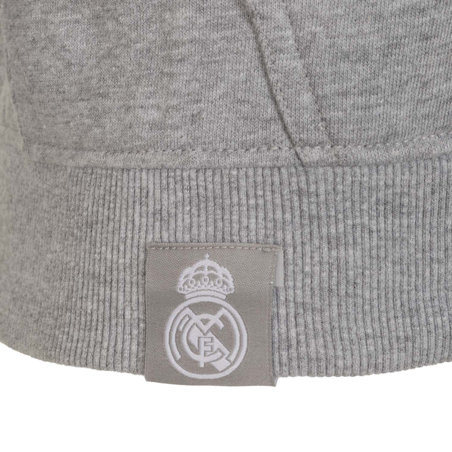 Mens Essentials Color Crest Hoody Light Grey - Image 6