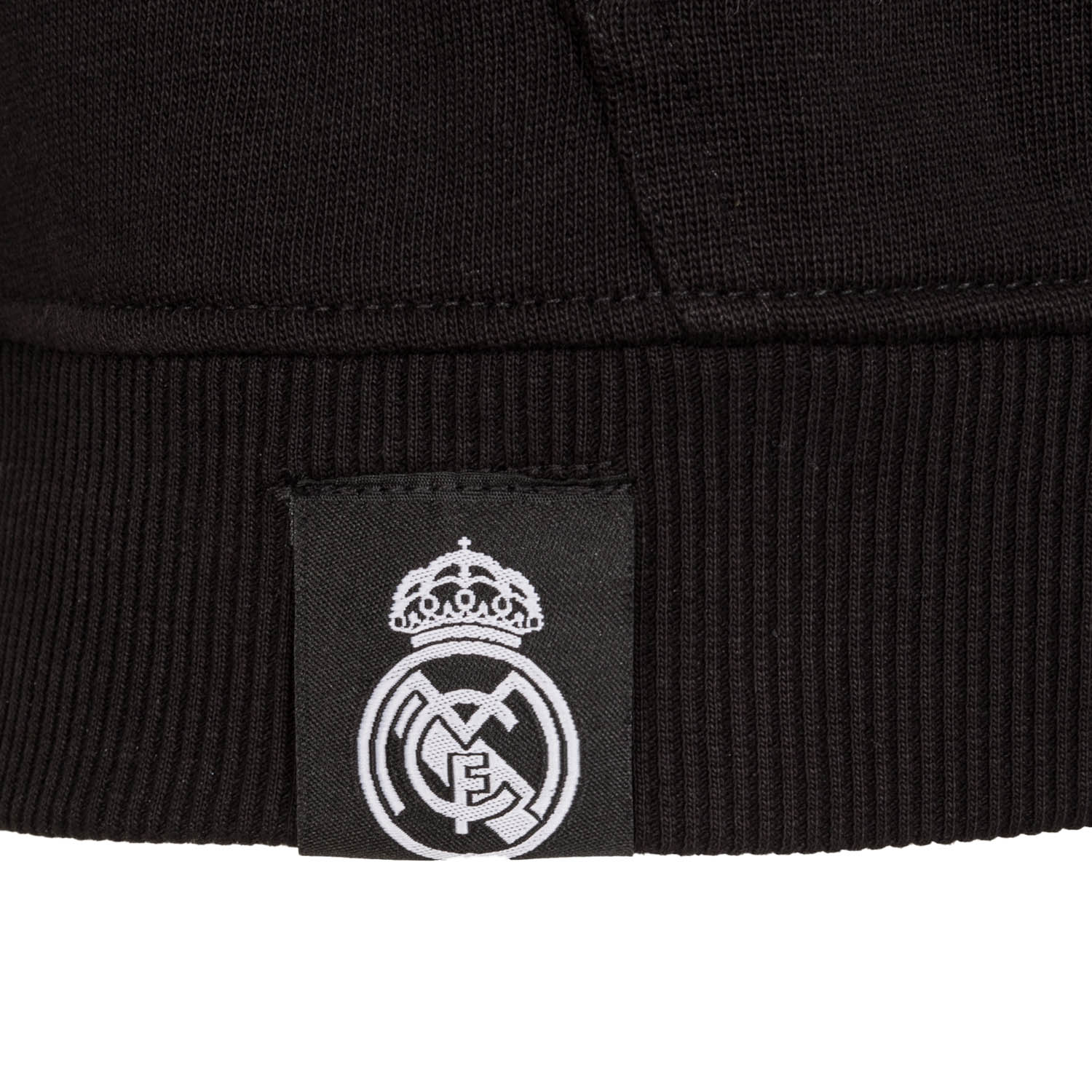 Mens Essentials Color Crest Hoody Black - Image 2