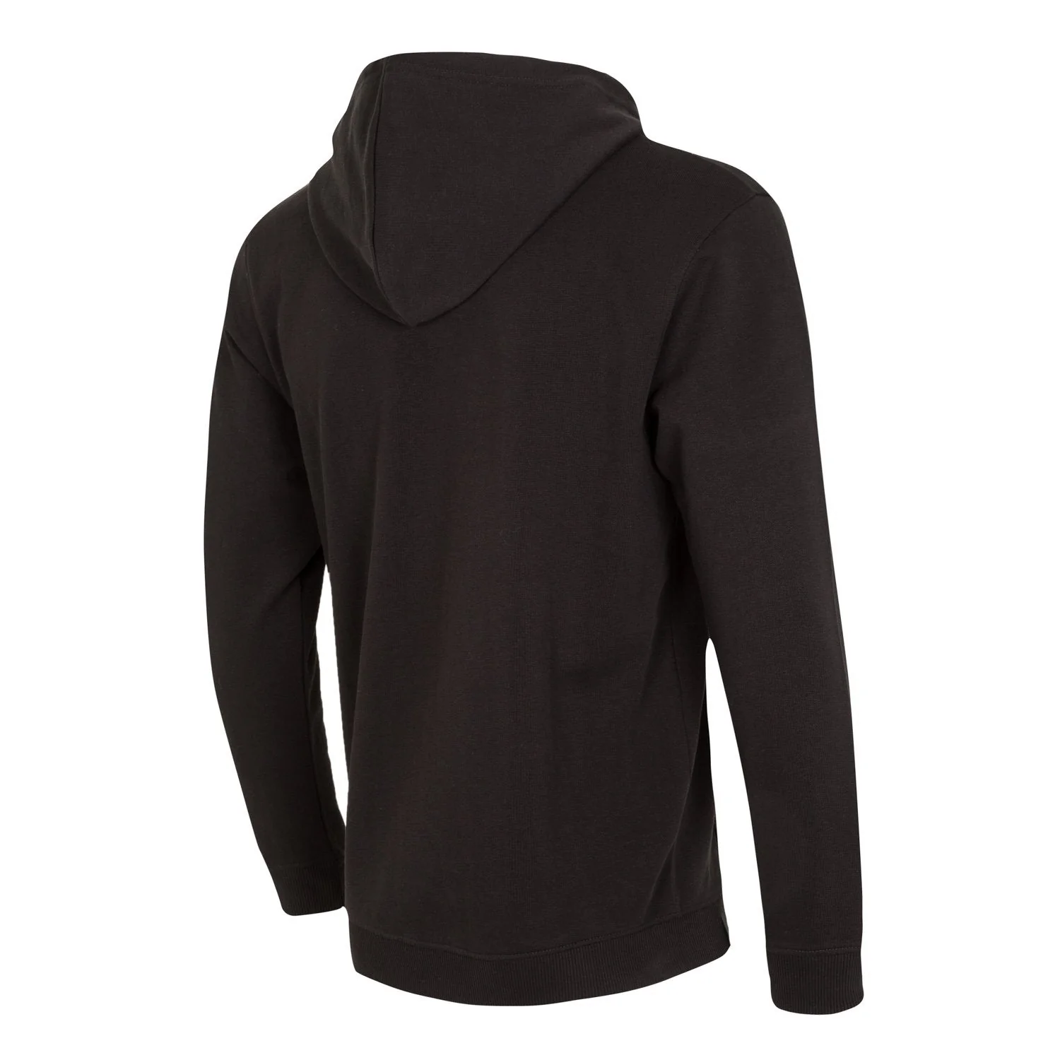 Mens Essentials Color Crest Hoody Black - Image 4