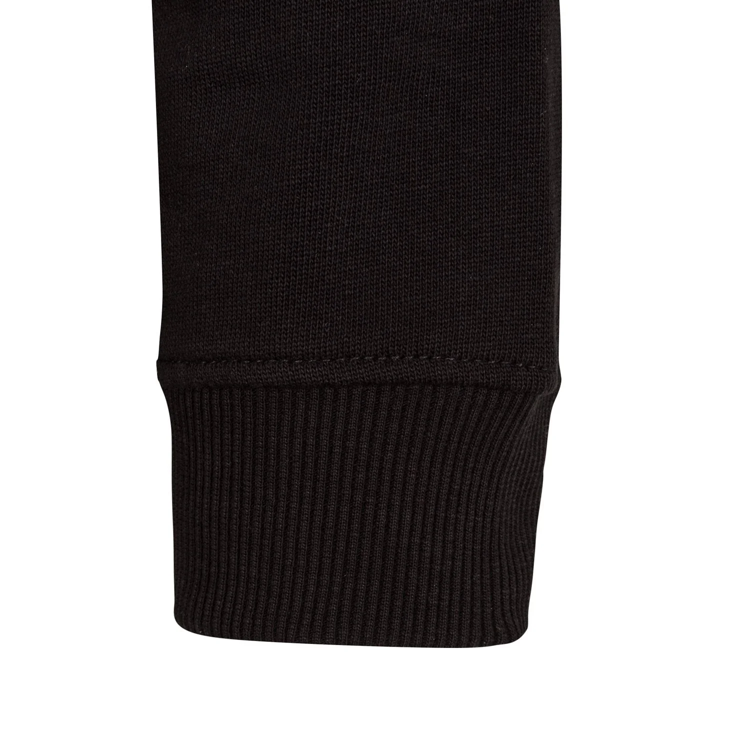 Mens Essentials Color Crest Hoody Black - Image 5