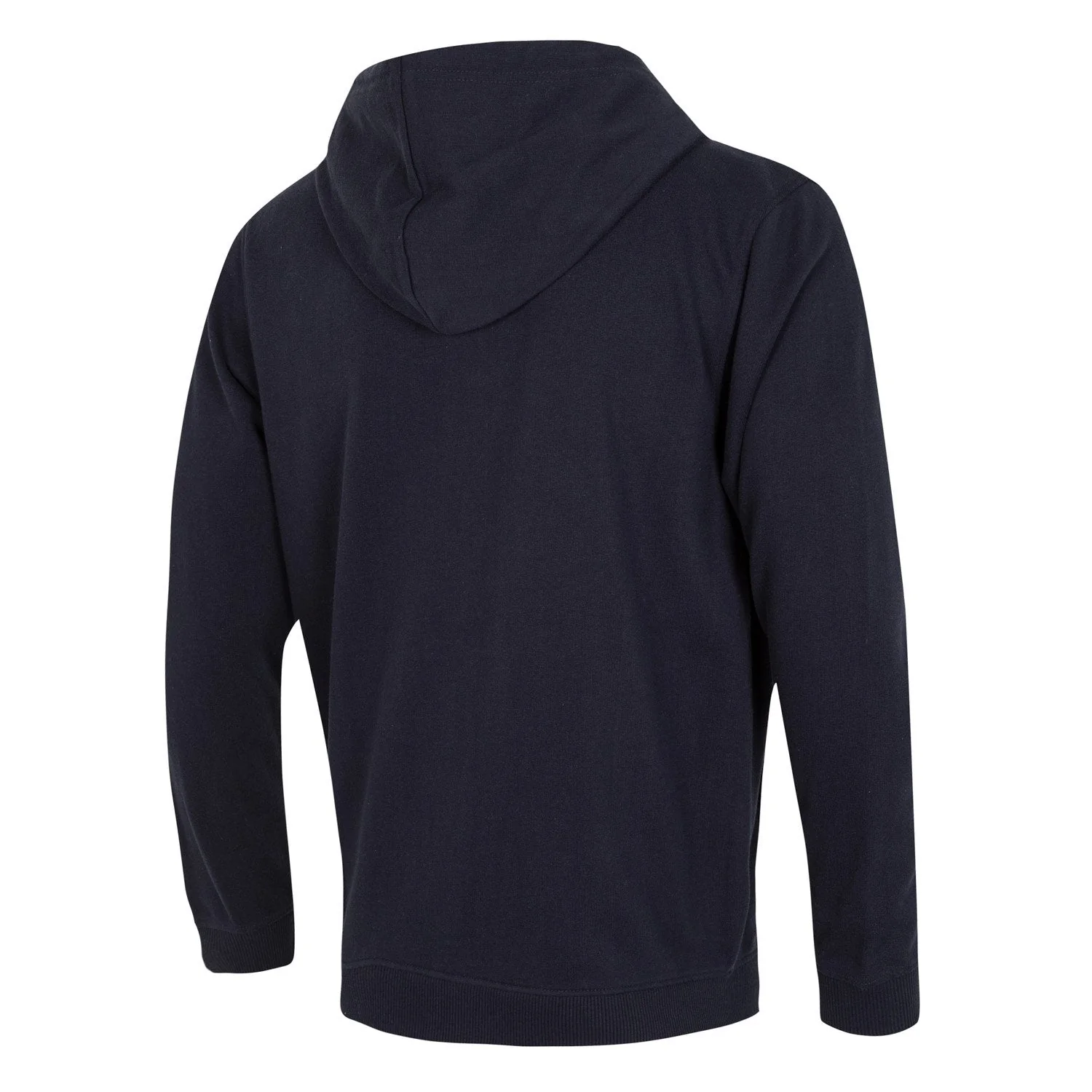Mens Essentials Color Crest Full Zip Hoody Navy - Image 2