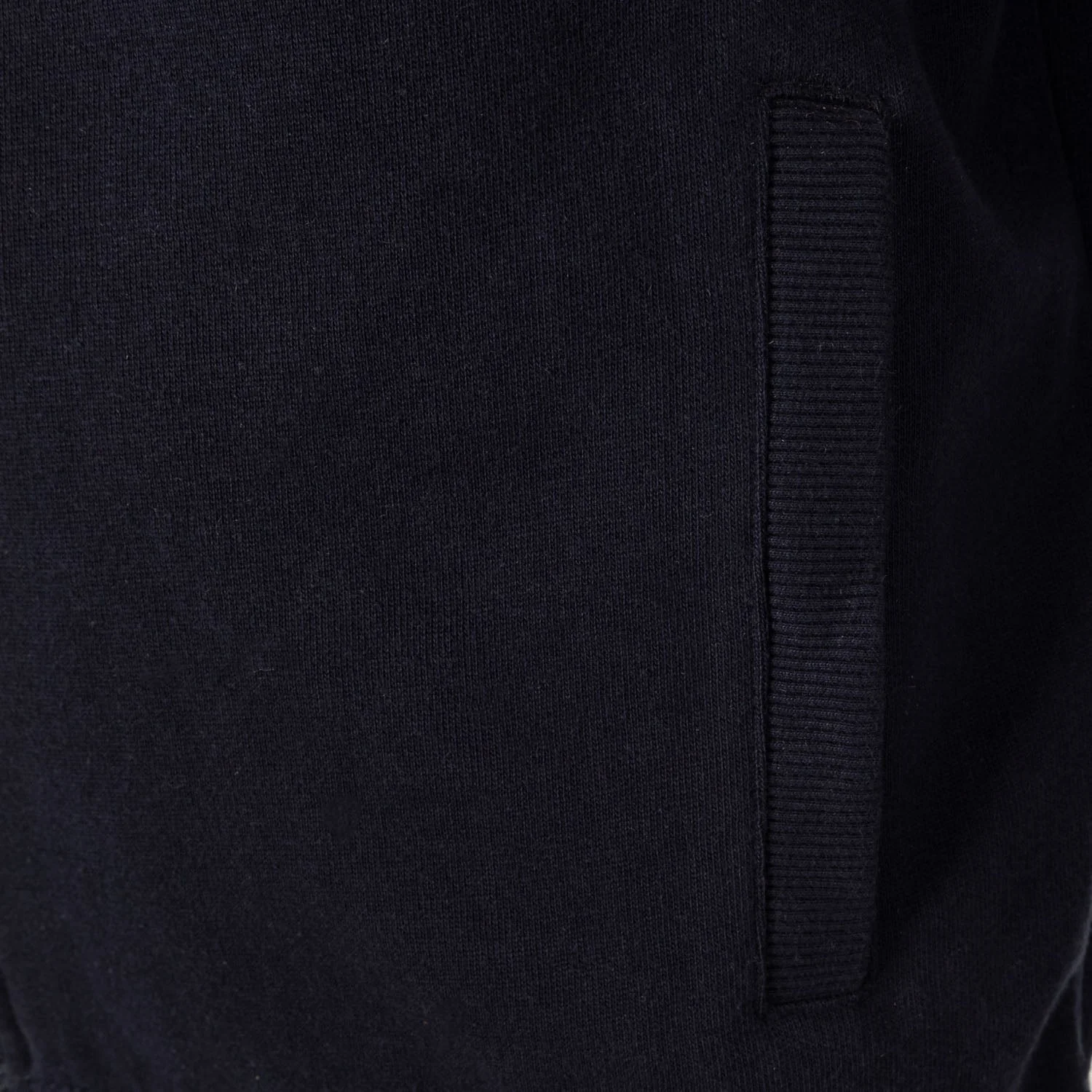 Mens Essentials Color Crest Full Zip Hoody Navy - Image 3