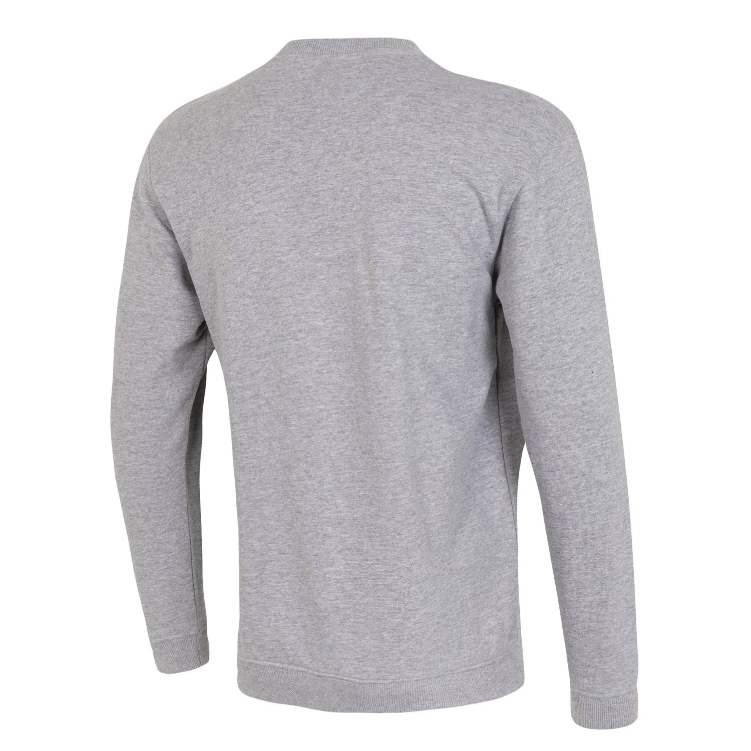 Mens Essentials Monocolor Crest Crew Light Grey - Image 2