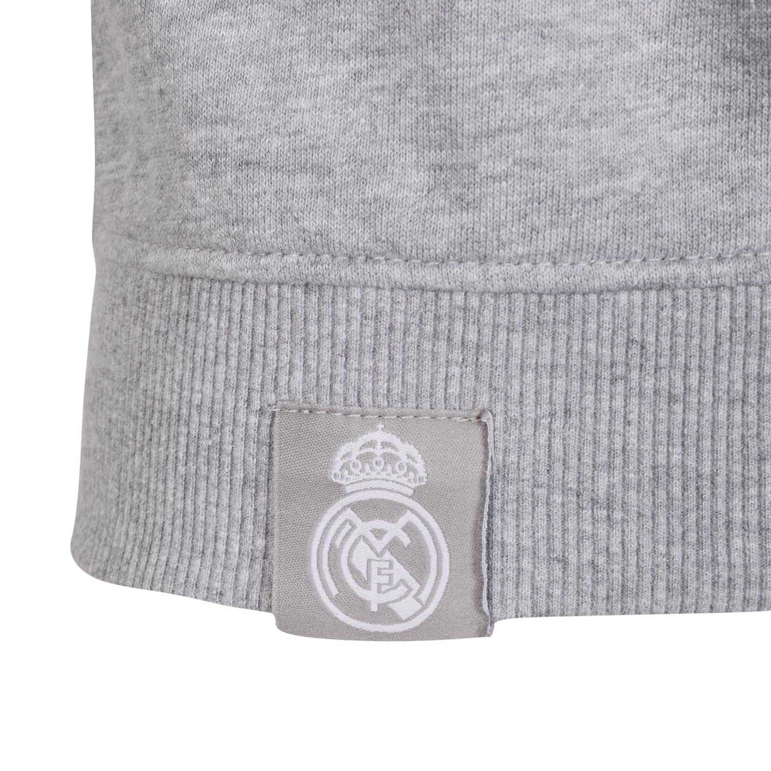 Mens Essentials Monocolor Crest Crew Light Grey - Image 4