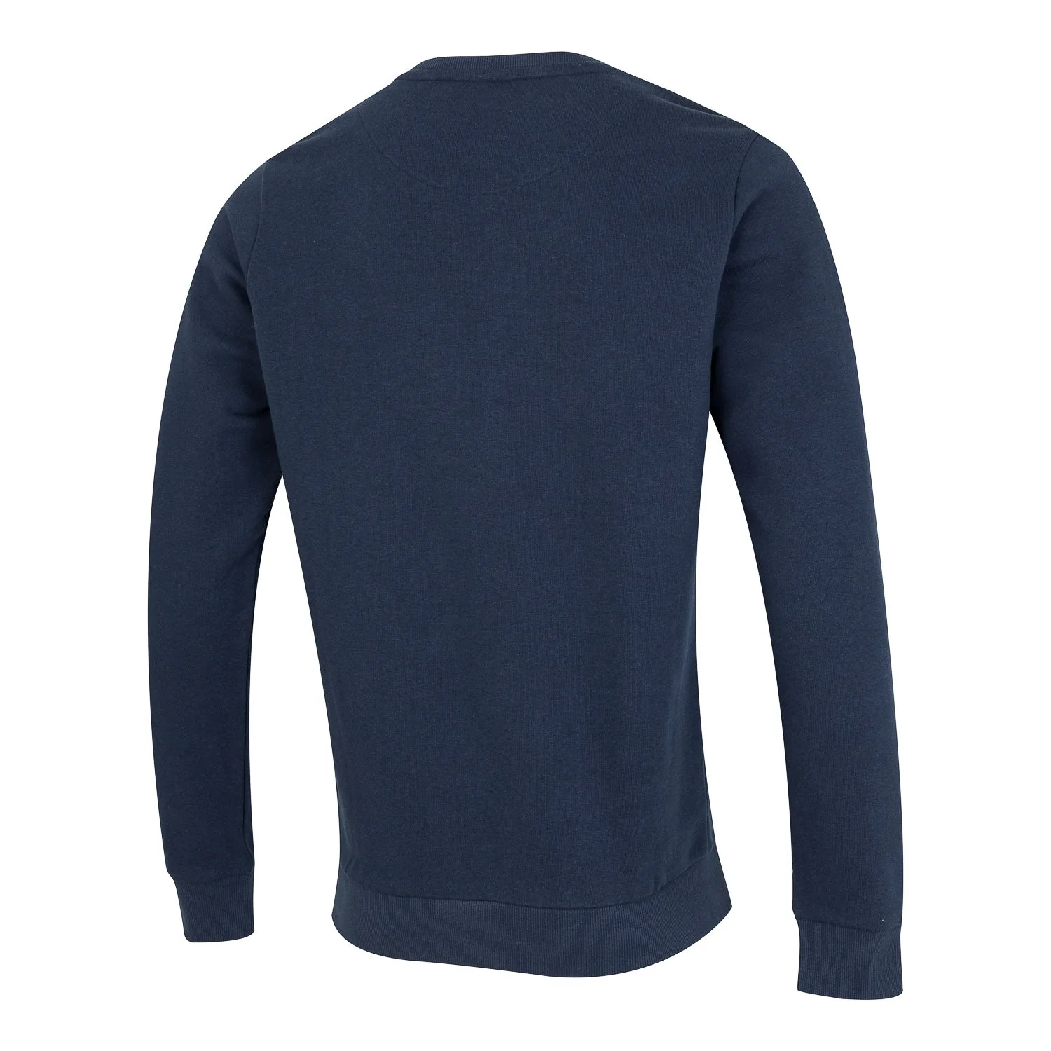 Mens Raised Rubber Crest Sweatshirt Navy Mint - Image 2