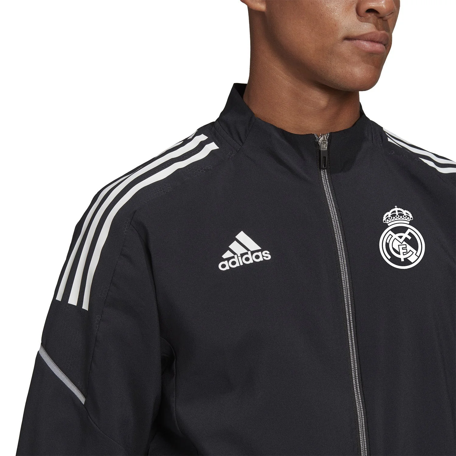 Mens adidas Training TTS Track Top Black - Image 4