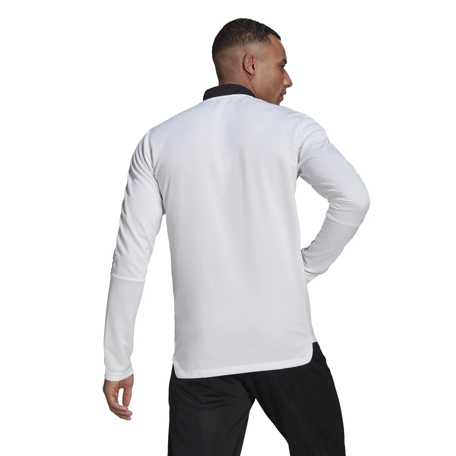 Mens adidas Training TTS Track Top White - Image 2
