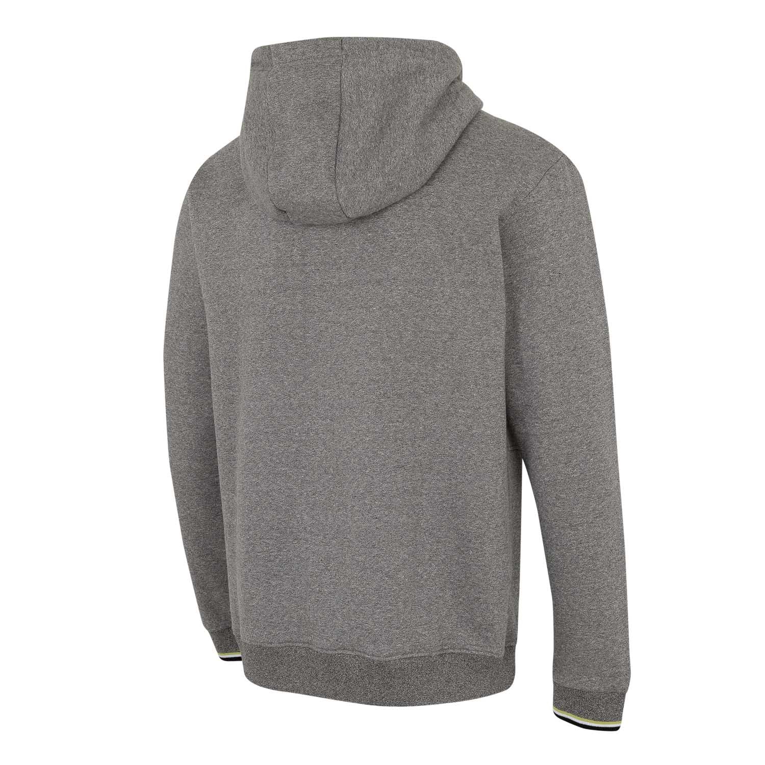 Mens Full Zip Hoody Grey/Lime - Image 4
