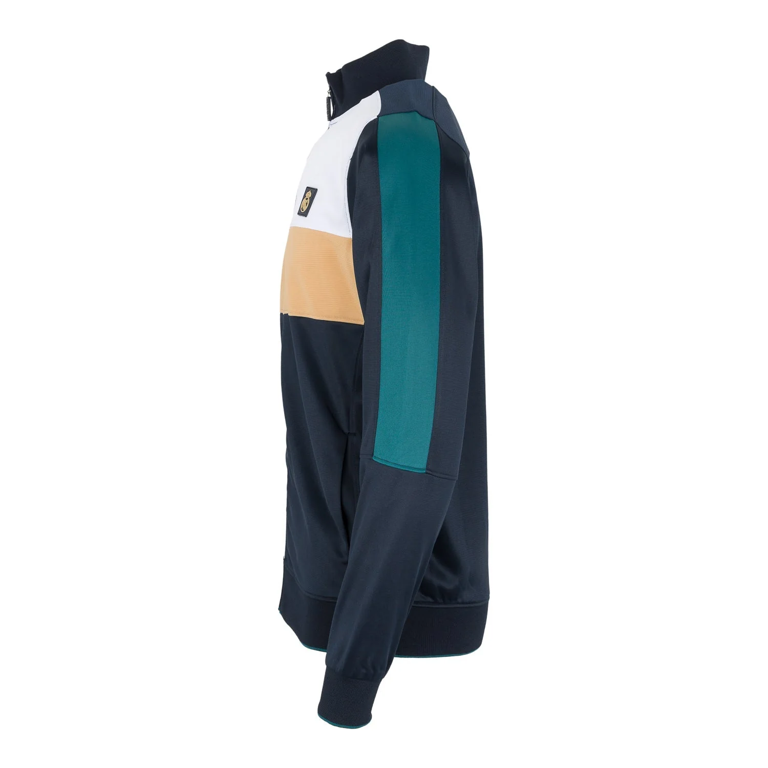 Mens Track Top Navy/Sand - Image 2