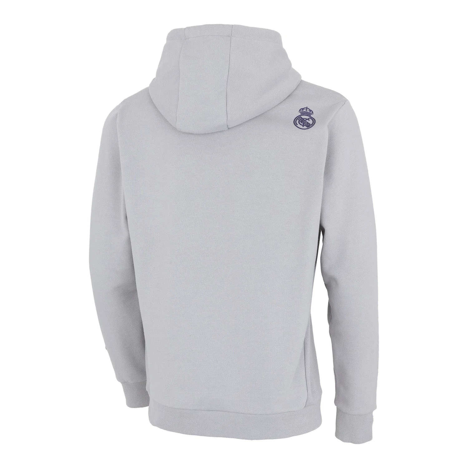 Mens Text Hoody Grey/Purple - Image 4