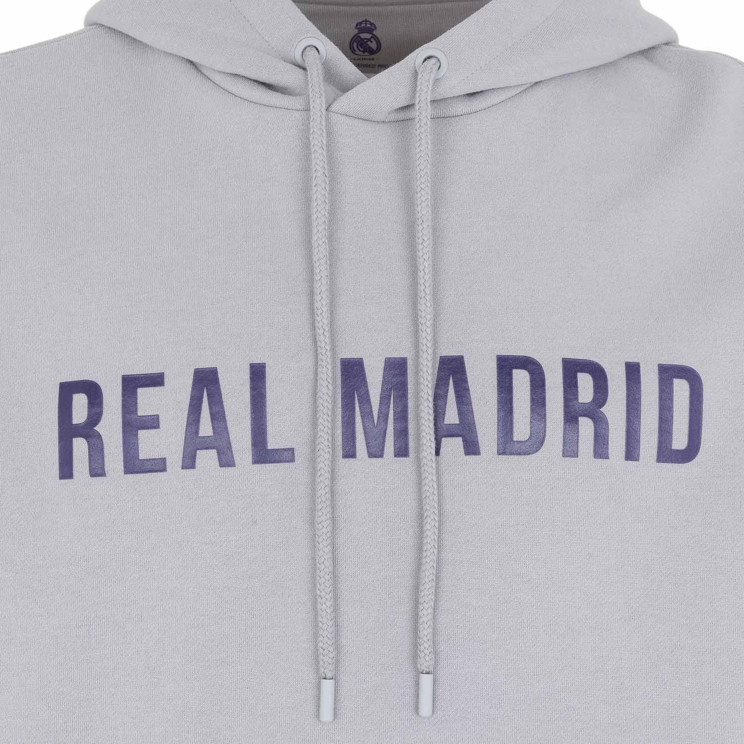 Mens Text Hoody Grey/Purple - Image 5