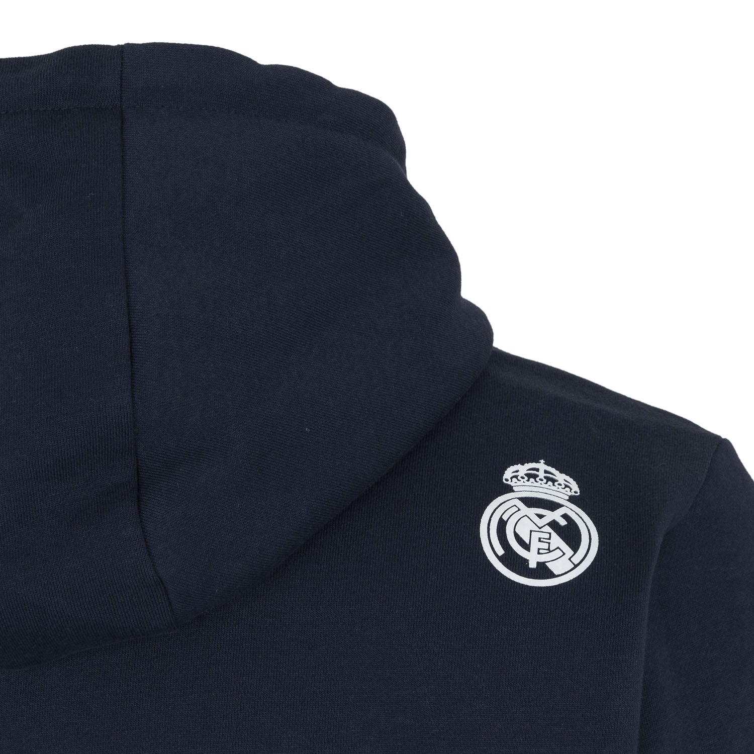 Mens Text Hoody Navy/White - Image 4