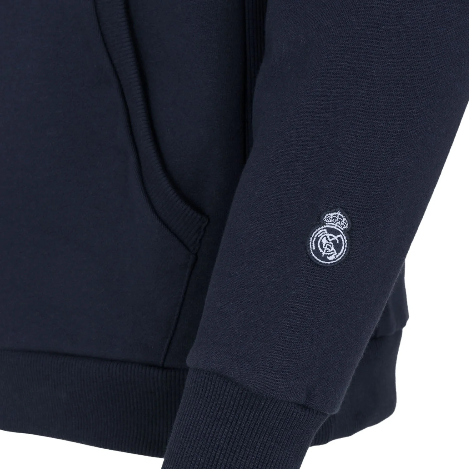 Mens Text Hoody Navy/White - Image 6