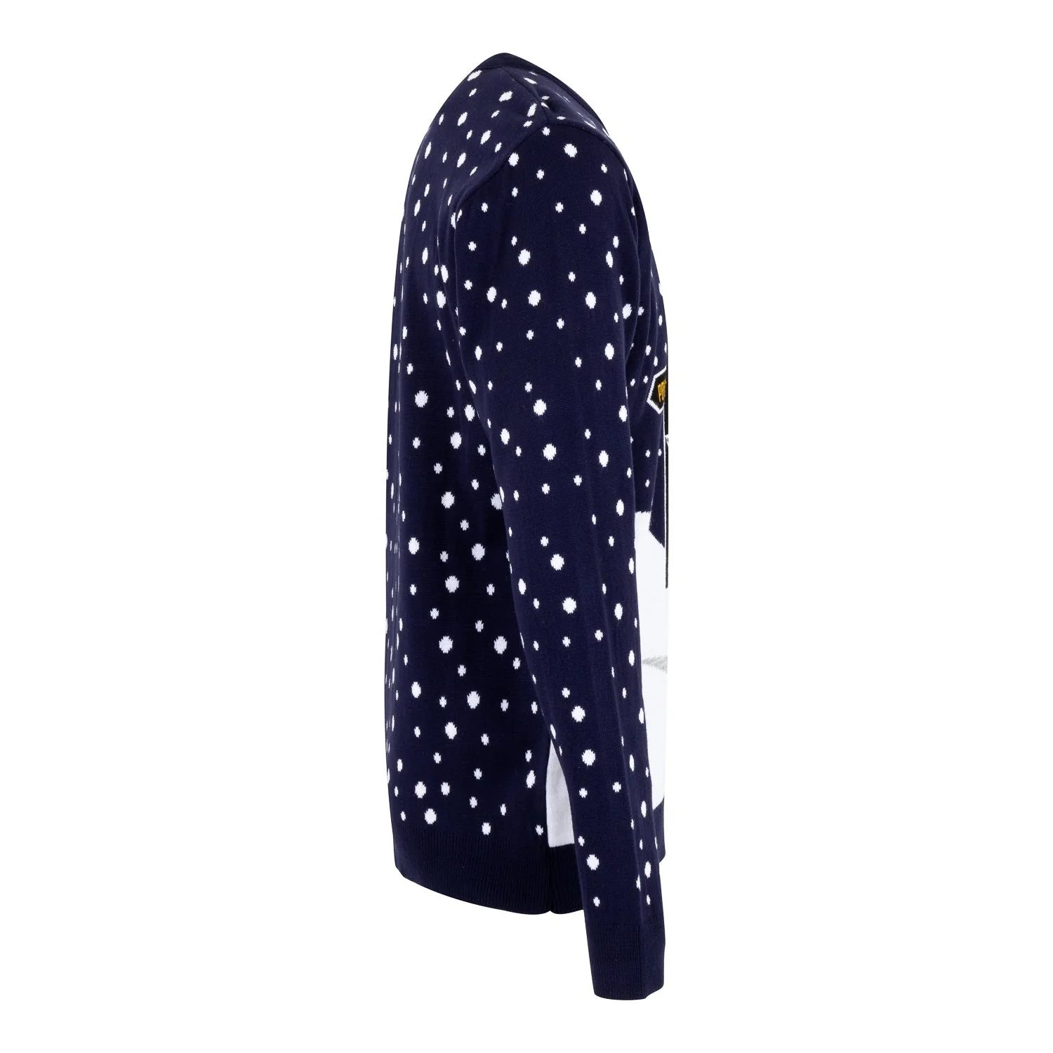 Mens Christmas Sweater Ski Penguin - Image 5