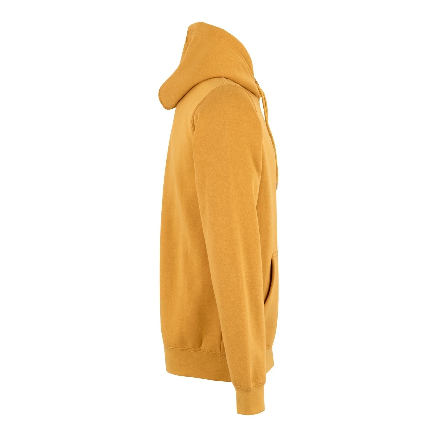 Mens Hoodie Mustard - Image 2