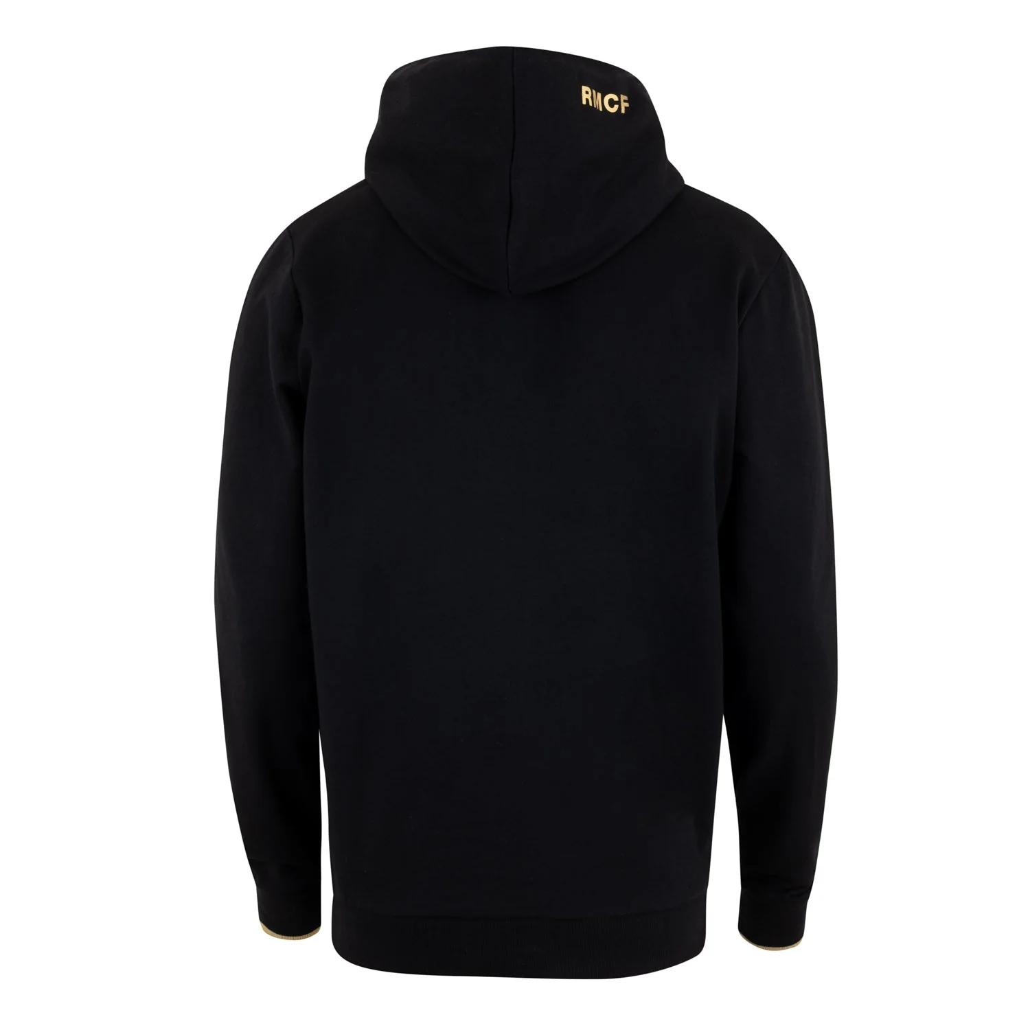 Mens Black & Gold Hoodie - Image 4