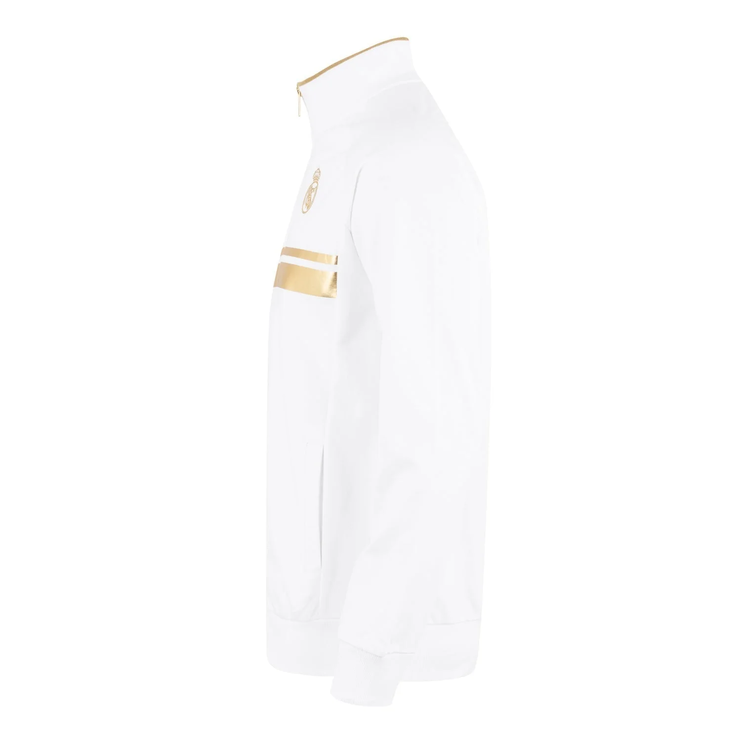 Mens White & Gold Track Top - Image 3