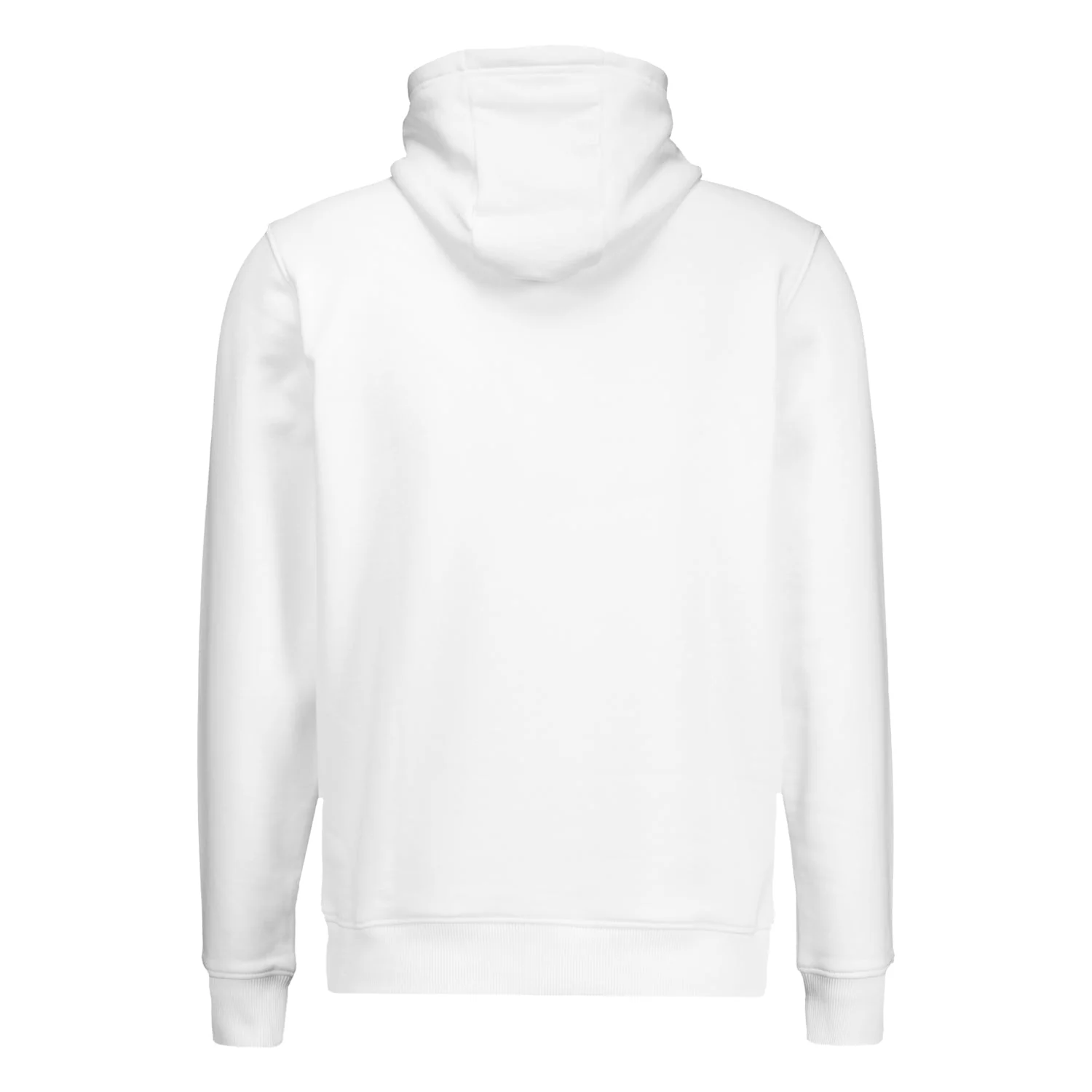 Mens ECO Essentials Real Madrid Color Crest Hoodie White - Image 3