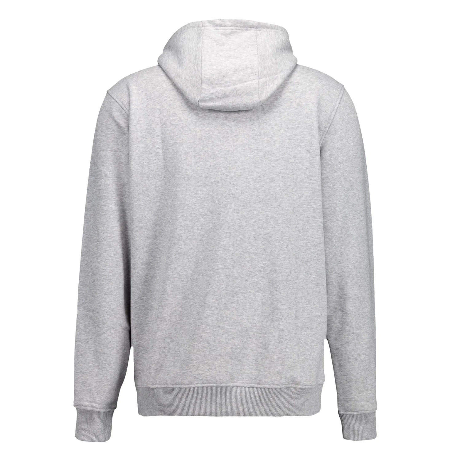 Mens ECO Essentials Real Madrid Color Crest Hoodie Light Grey - Image 3