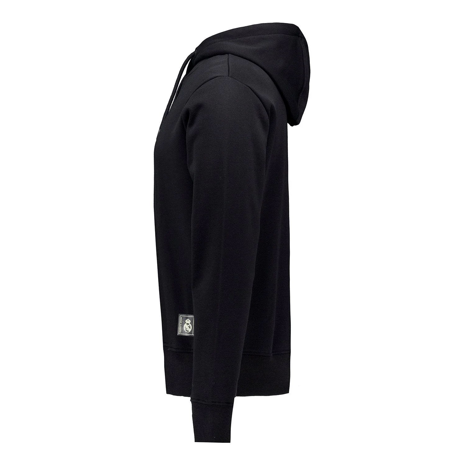 Mens Blackout Hoodie Crest Black Real Madrid - Image 4