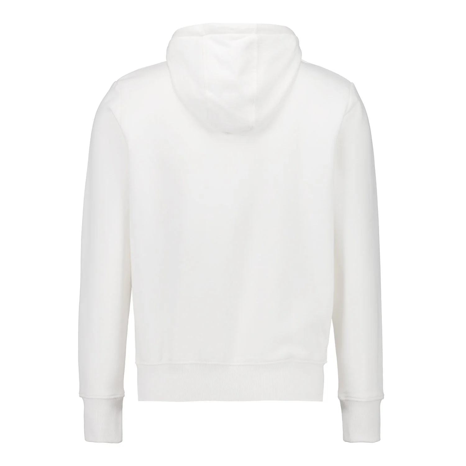 Mens Blackout Hoodie Crest White Real Madrid - Image 3