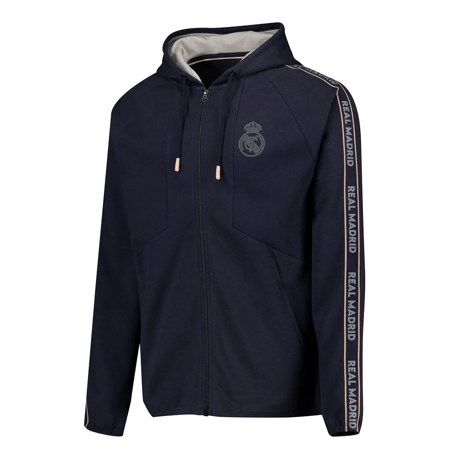 Mens Tape Jacket Navy Real Madrid - Image 2