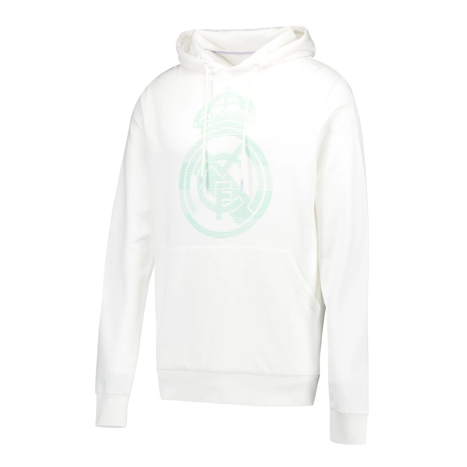 Mens Pastel Crest Hoodie White Real Madrid - Image 2