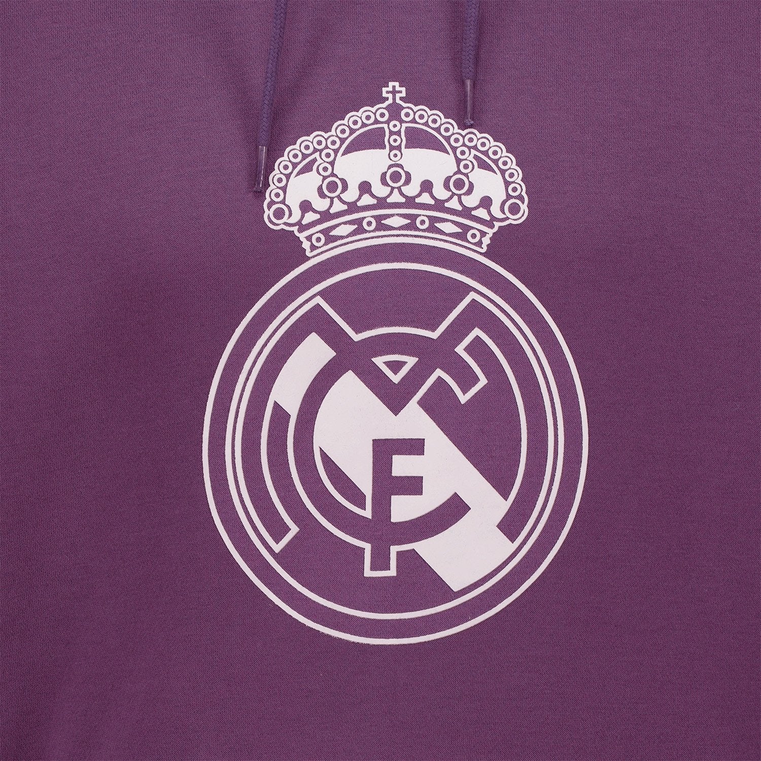 Mens Color Crest Hoodie Purple Real Madrid - Image 4
