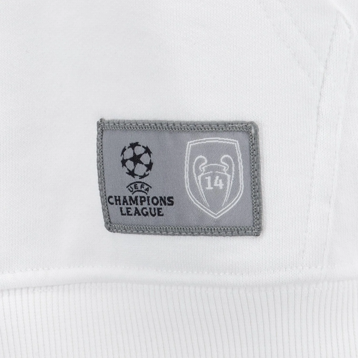 Mens UCL 14 Champions Hoodie White - Image 5