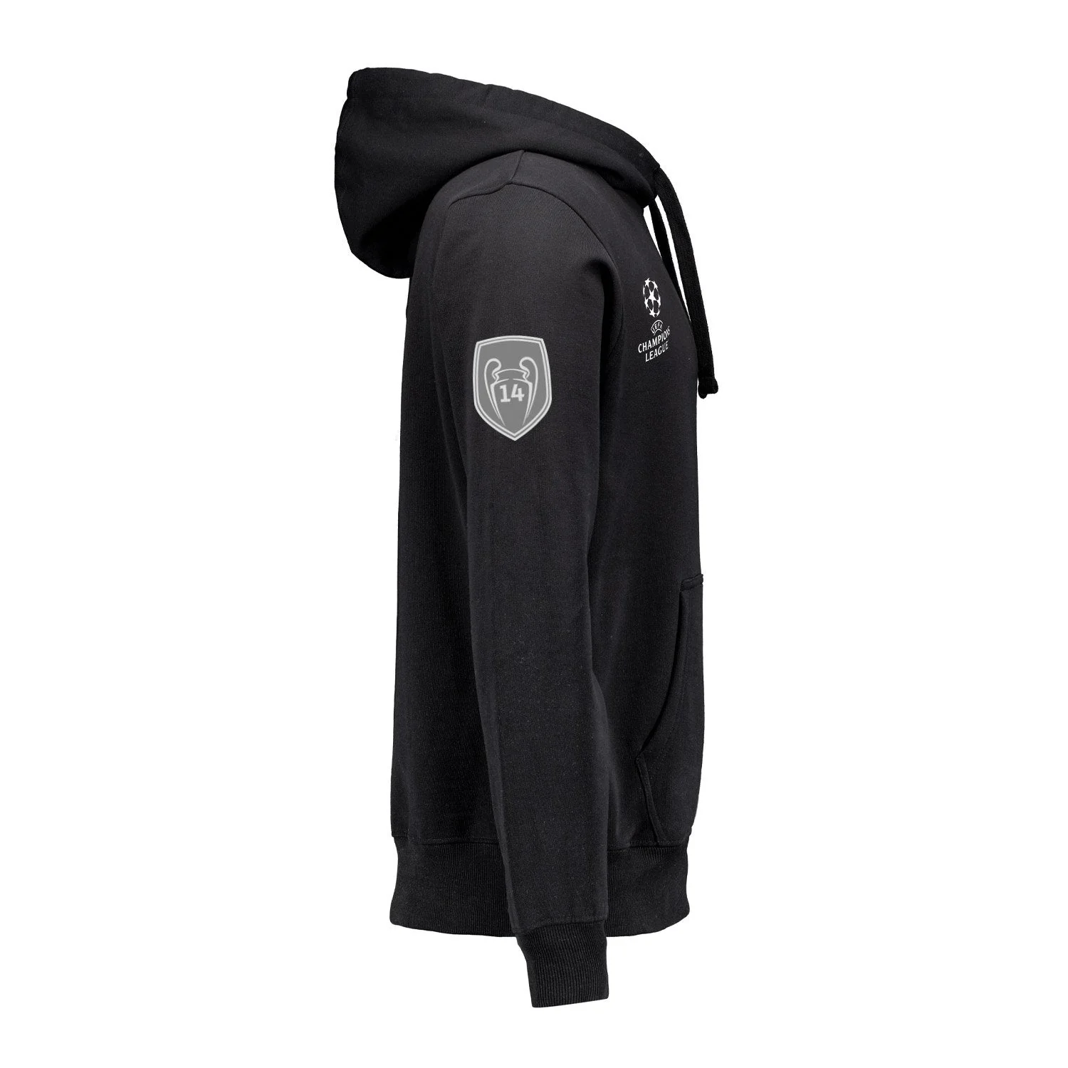 Mens UCL 14 Champions Hoodie Black - Image 3