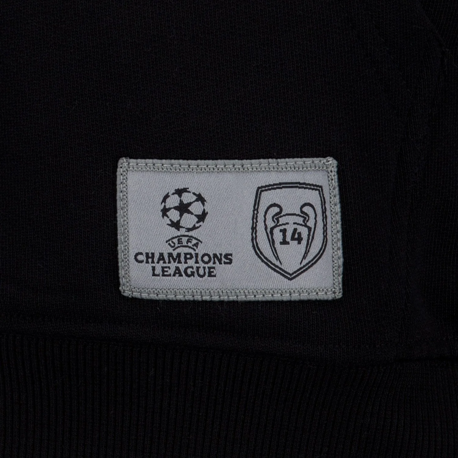 Mens UCL 14 Champions Hoodie Black - Image 5