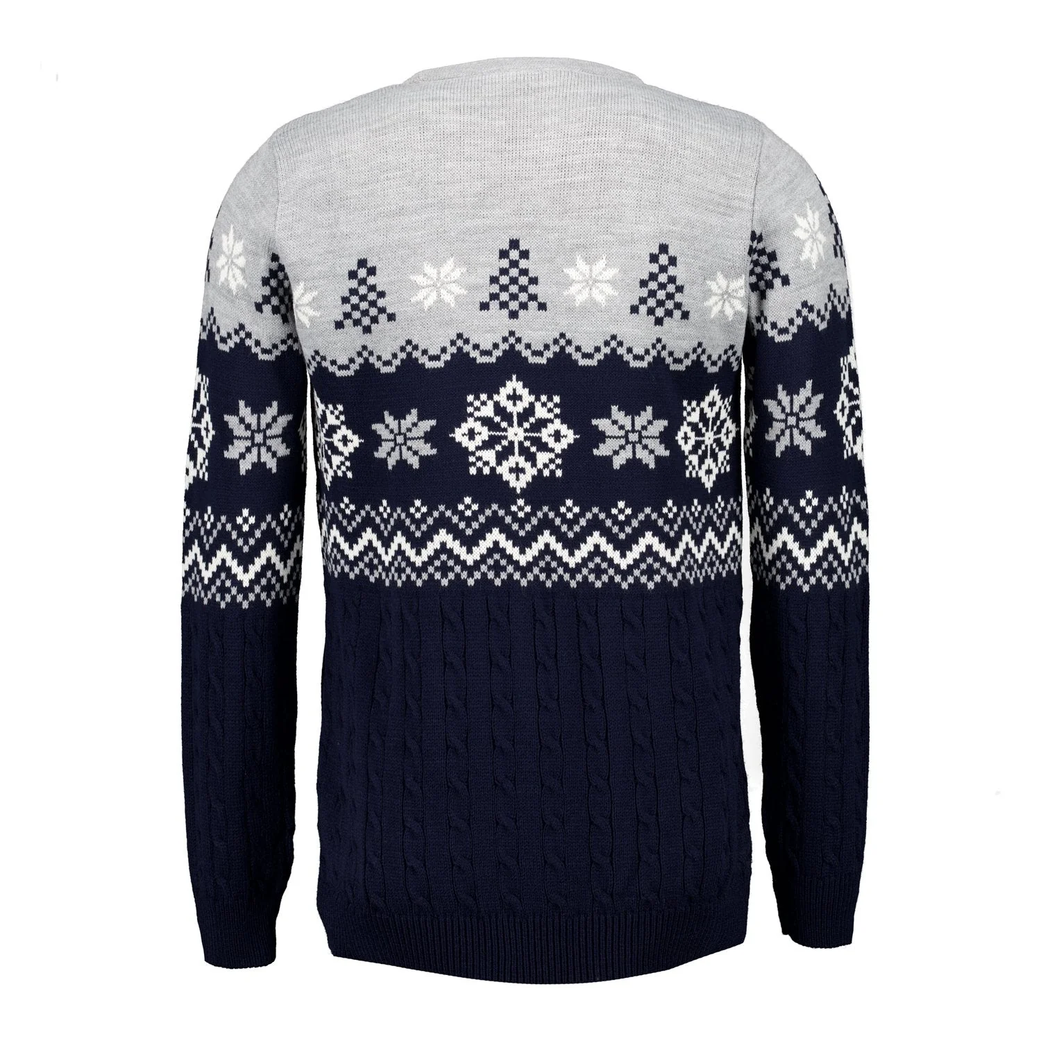 Men’s Navy Real Madrid Christmas Sweater - Image 4