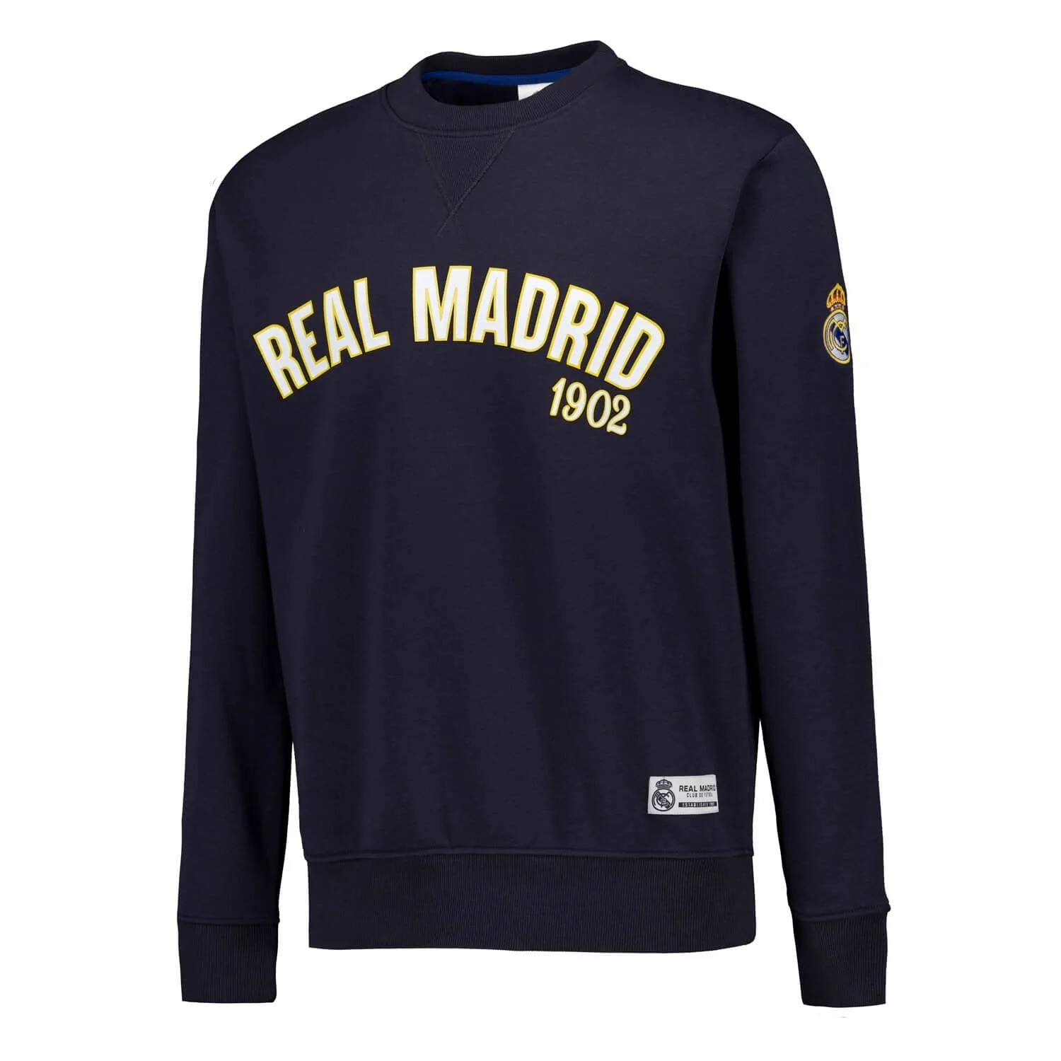 Mens Baseball Crewneck Sweatshirt Navy Real Madrid - Image 2