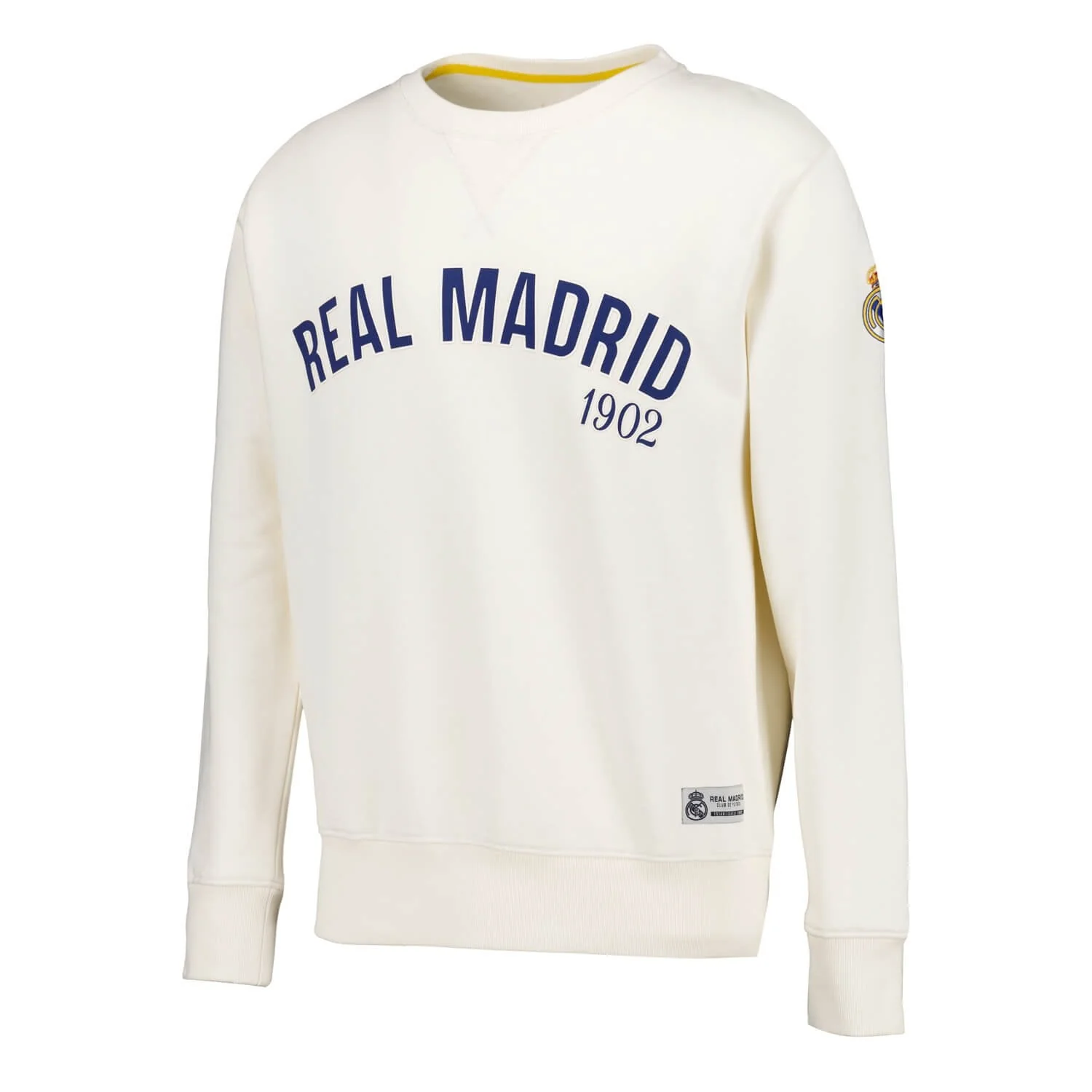 Mens Baseball Crewneck Sweatshirt Off White Real Madrid - Image 2