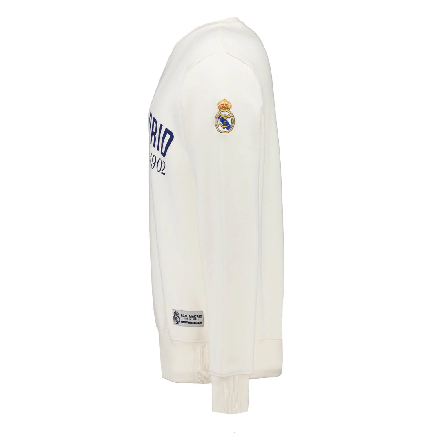 Mens Baseball Crewneck Sweatshirt Off White Real Madrid - Image 3