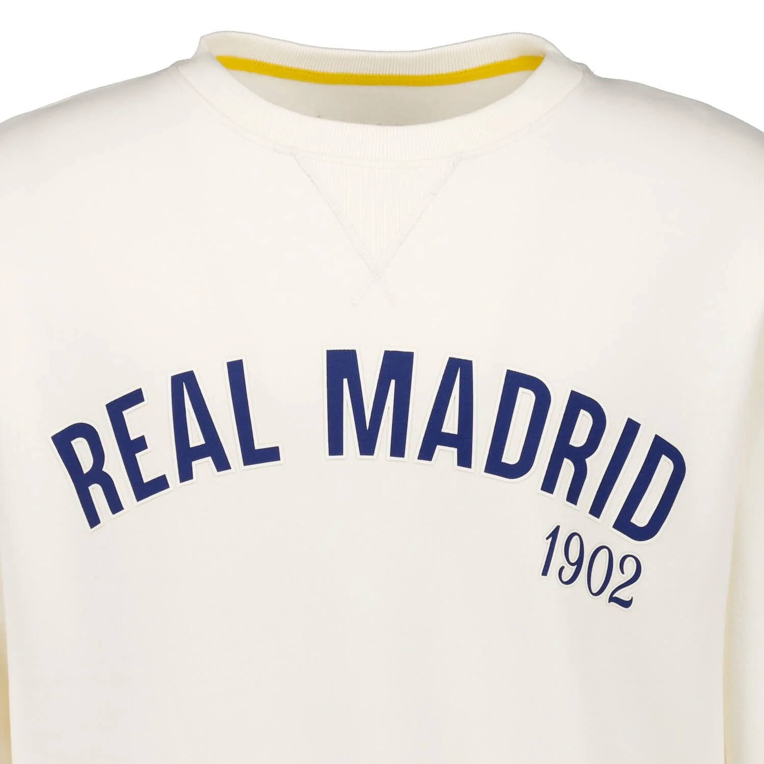Mens Baseball Crewneck Sweatshirt Off White Real Madrid - Image 5