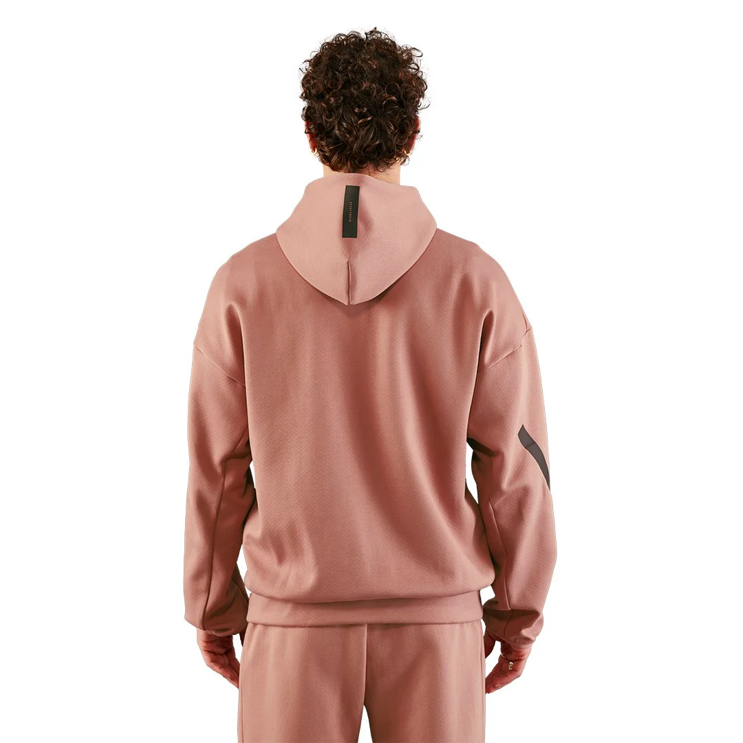 Mens adidas Real Urban Full Zip Hoodie Brown - Image 6