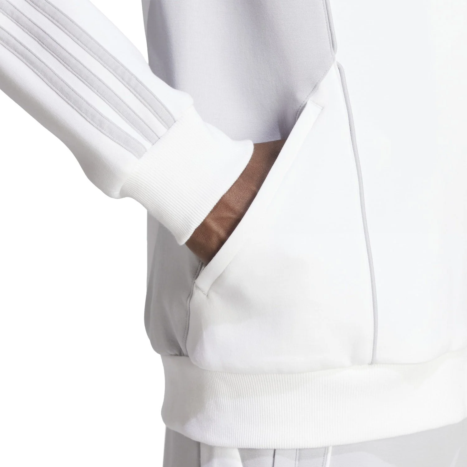 Mens adidas Urban Purist Track Top 25/26 White - Image 5