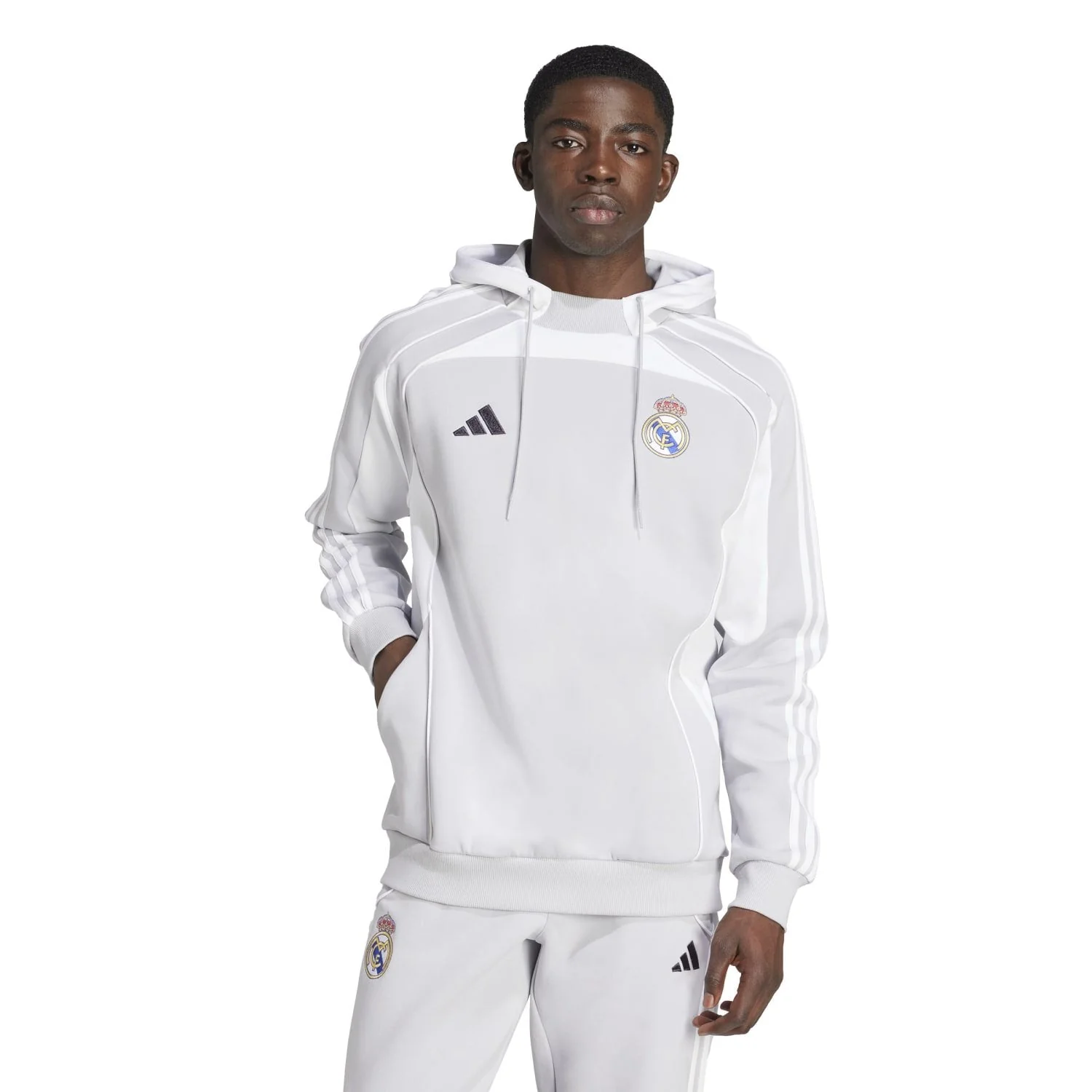 Mens adidas Urban Purist Hoodie 25/26 Grey - Image 2