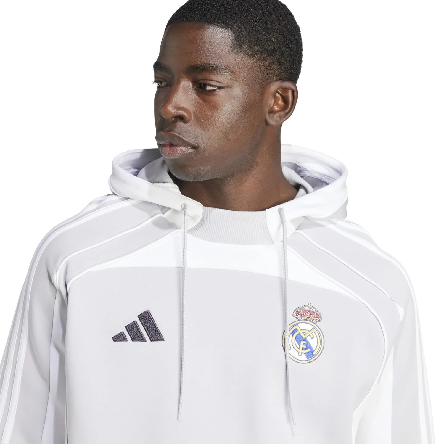 Mens adidas Urban Purist Hoodie 25/26 Grey - Image 4