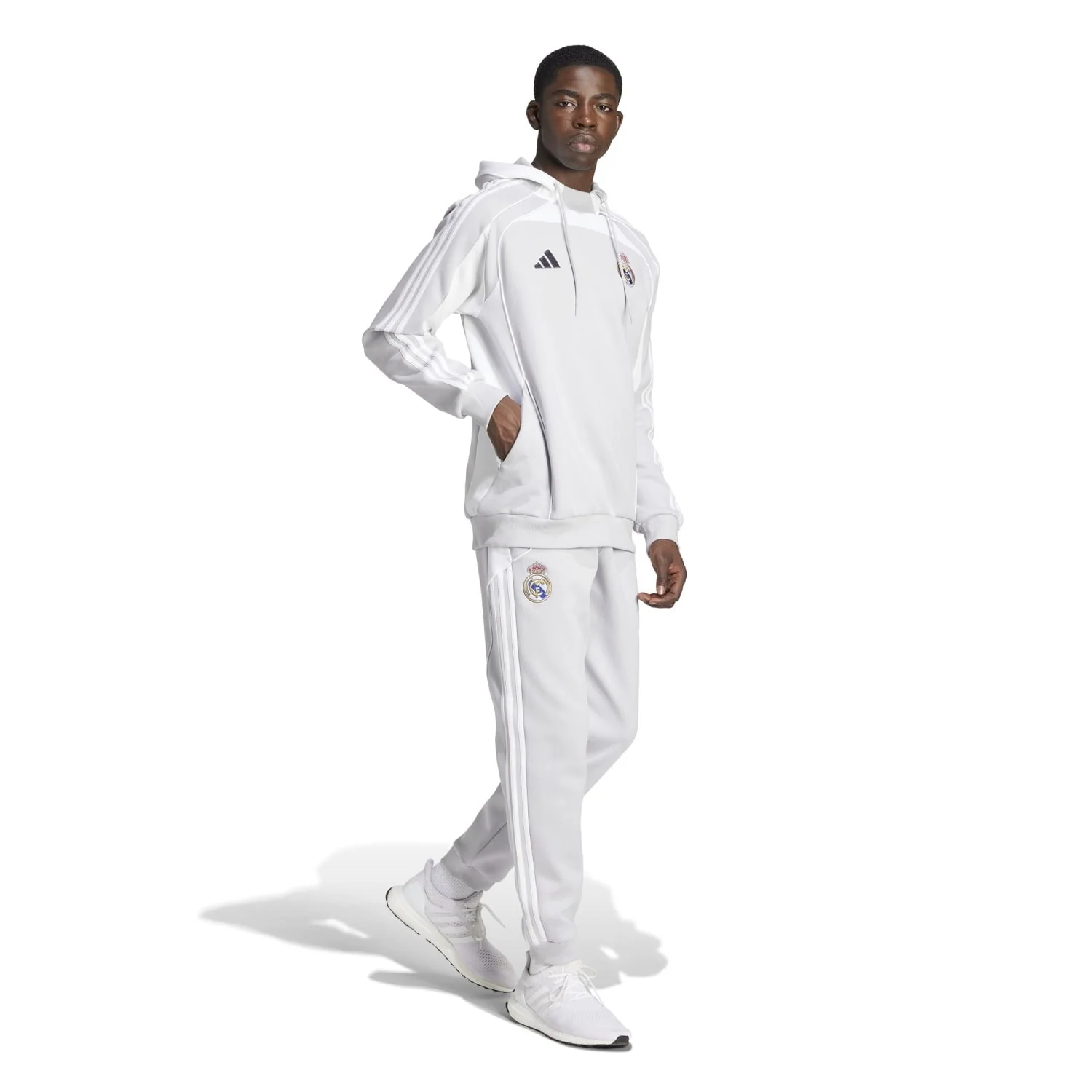 Mens adidas Urban Purist Hoodie 25/26 Grey - Image 6