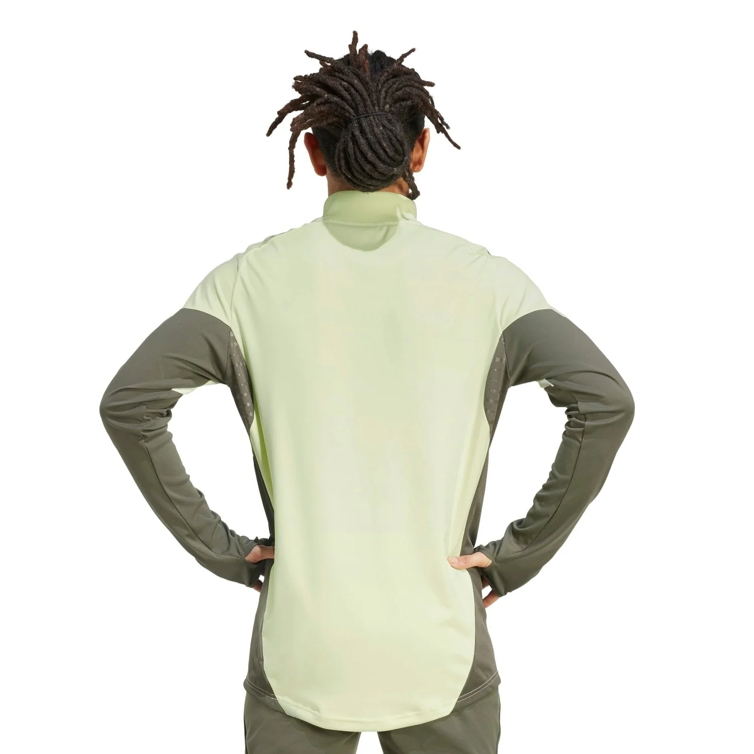 Mens adidas Training Top 25/26 Lime Green - Image 4