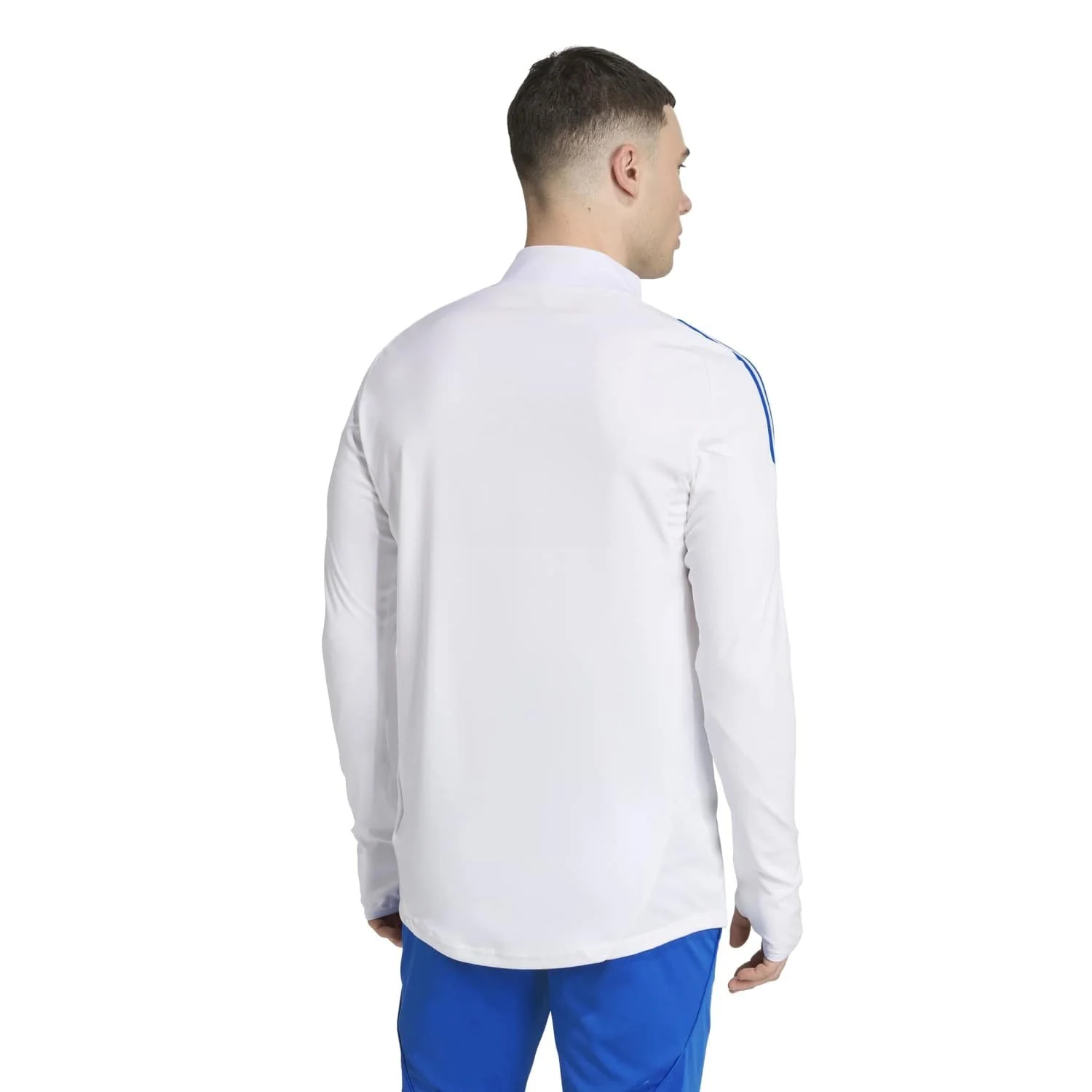 Mens adidas UCL Training Top 25/26 White - Image 3