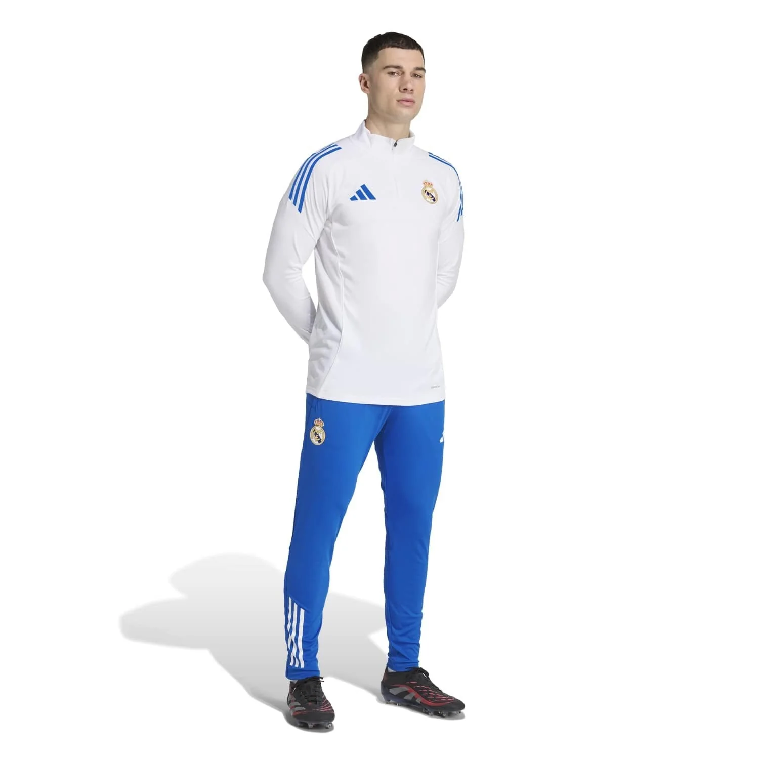 Mens adidas UCL Training Top 25/26 White - Image 6