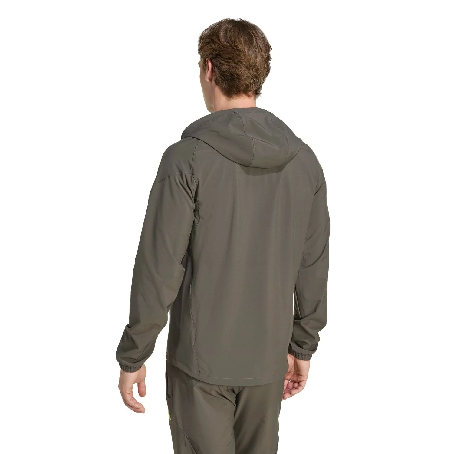 Mens Tiro Vis Tech Competition Jacket Grey/Lime Green - Image 3