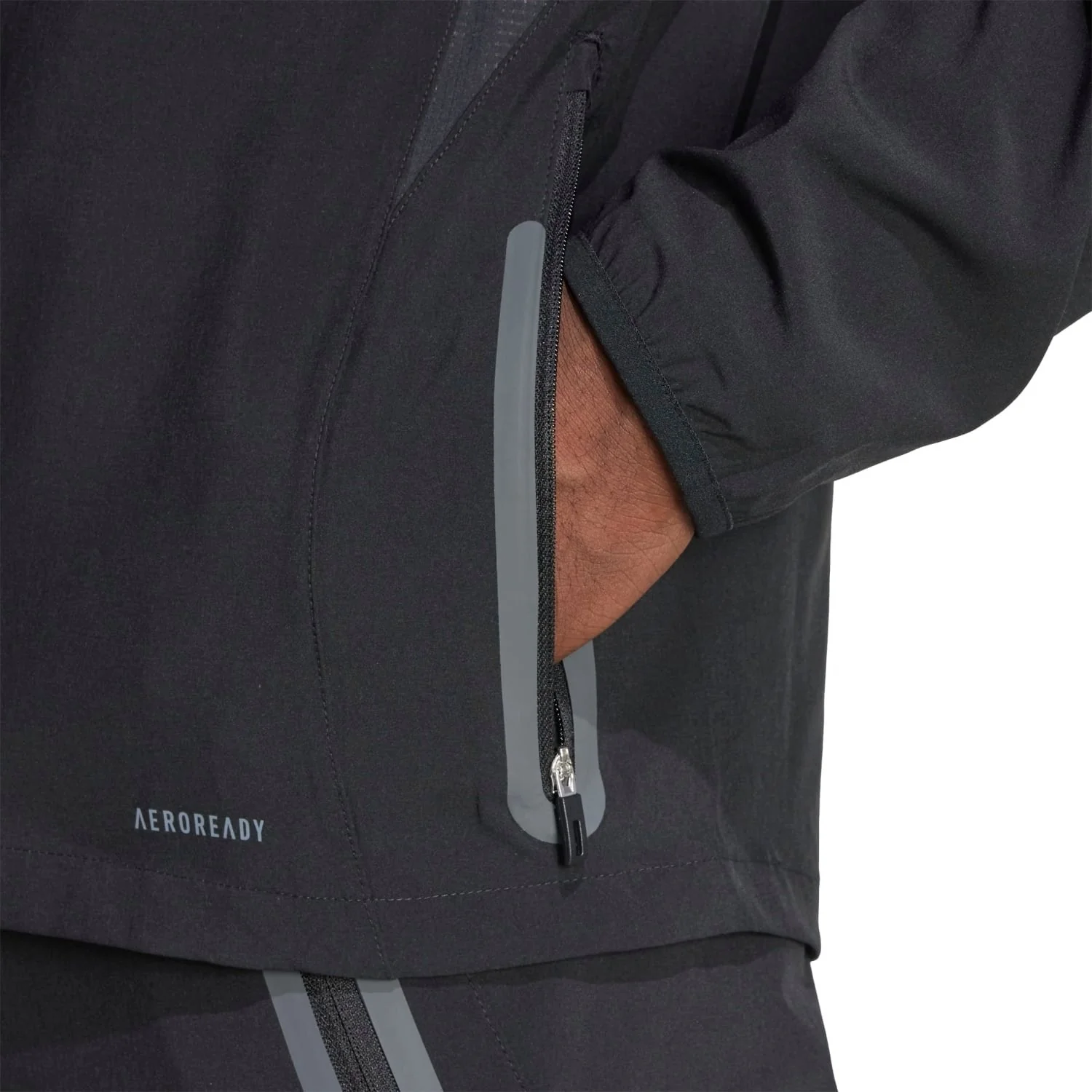 Mens Tiro Vis Tech Pro Jacket Black/Lime Green - Image 3
